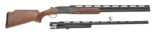 Like-New Beretta 682X Trap Over Under Competition Shotgun Two Barrel Set
