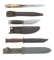 Interesting Trio Of Knives Belonging To Electrician’s Mate First Class Alvin Haase U.S.C.G.