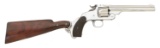 Rare Australian Smith & Wesson New Model No. 3 Revolver With Stock