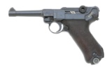 East German Reworked P.08 Luger Pistol With Police Marking