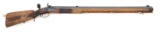 German Large Bore Fullstock Percussion Rifle By Kraus With Kehl Lock