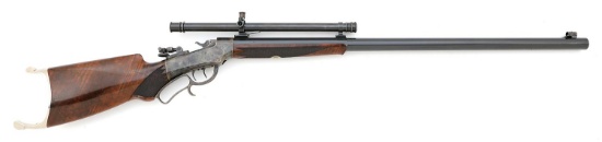 Fabulous Custom A.O. Zischang Pope Ballard Schuetzen Rifle