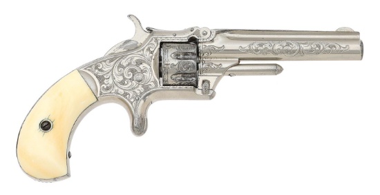 Beautiful New York Engraved Smith & Wesson No. 1 Third Issue Revolver