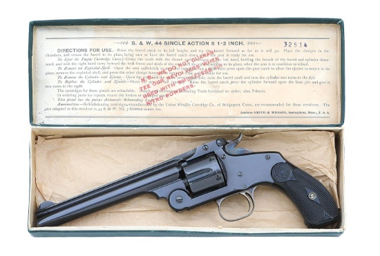 Stunning Virtually As-New-In-Box Smith & Wesson New Model No. 3 Revolver