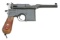 German Police-Reworked C96 Red Nine Semi-Auto Pistol by Mauser Oberndorf