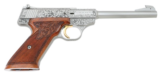 Beautiful Browning Challenger Renaissance Semi-Auto Pistol
