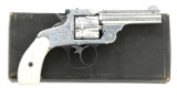 Engraved Smith & Wesson 38 Double Action Revolver with Box