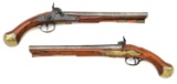 Pair of British Percussion Holsters Pistols