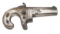 Very Fine Moore's Patent Firearms Co. No. 1 Deringer Pistol