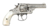 Engraved Smith & Wesson 38 Double Action Revolver
