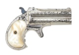 Engraved Remington Model 95 Double Deringer