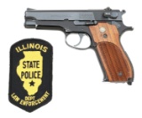 Smith & Wesson Model 39 Semi-Auto Pistol Identified to the Illinois State Police