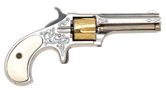 Fine Factory Engraved Remington New Model No. 1 Smoot Revolver