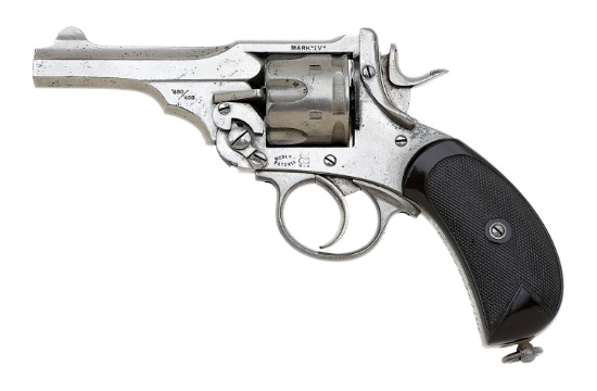 Extremely Rare & Important White Star Line Webley Mark IV Double Action Revolver