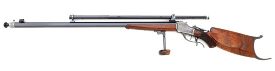 Pope Rifles Lovely Winchester-Pope Model 1885 High Wall Muzzleloading Schuetzen ...