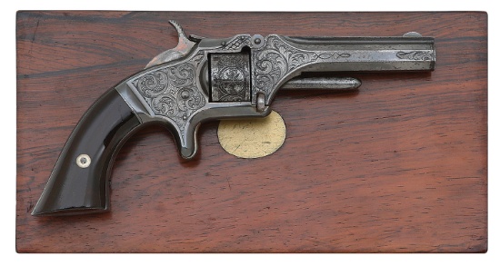 Cased & Engraved Smith & Wesson No. 1 Second Issue Revolver