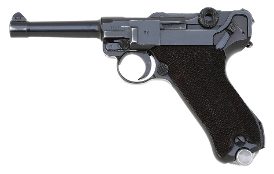 German P.08 Luger 42-coded Pistol by Mauser