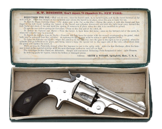 Smith & Wesson First Model 38 Single Action Revolver with Original Box