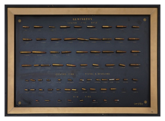 Fine Remington Collectem Cartridge Board