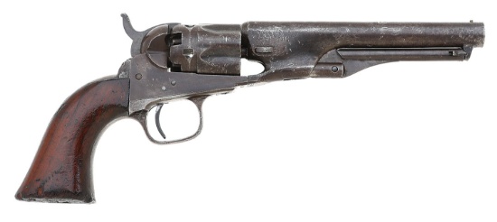 Very Early Colt Model 1862 Police Percussion Revolver