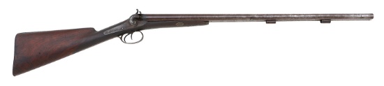 British Percussion Double Hammergun by Bentley & Son