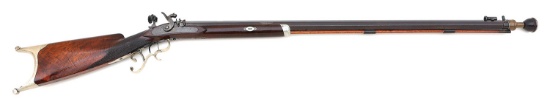 California Percussion Halfstock Schuetzen Rifle by A. Schneider