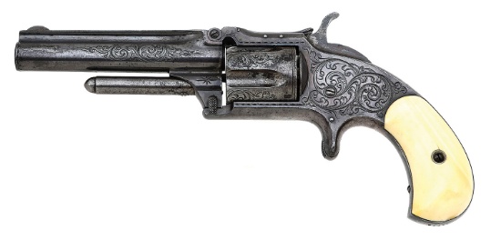 New York Engraved Smith & Wesson No. 1 1/2 Second Issue Revolver