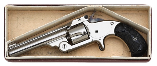 Very Fine Smith & Wesson No. 1 1/2 Single Action Revolver with Original Box