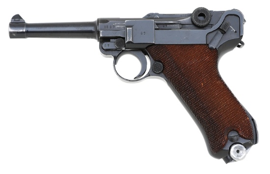 German P.08 Luger 42-coded Pistol by Mauser