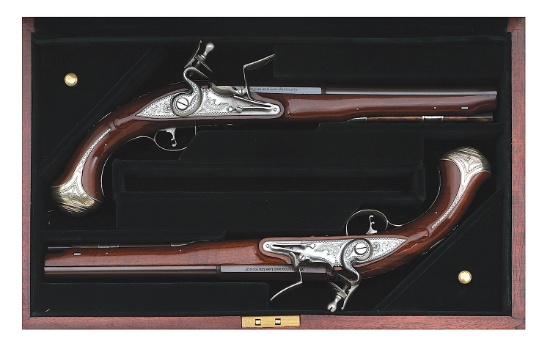 George Washington & Robert E. Lee Commemorative Flintlock Pistols