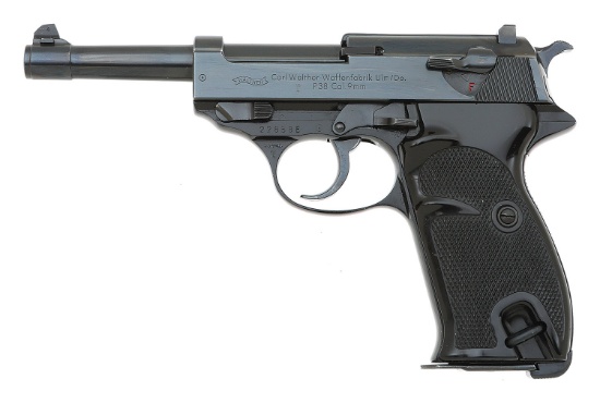 Scarce Walther Post-War P38 High Polish Semi-Auto Pistol