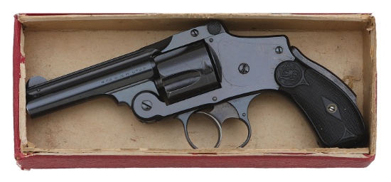 Smith & Wesson Fourth Model 38 Safety Hammerless Revolver with Box