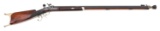 California Percussion Halfstock Schuetzen Rifle by A. Schneider