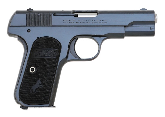 Excellent Colt Model 1903 Pocket Hammerless Semi-Auto Pistol