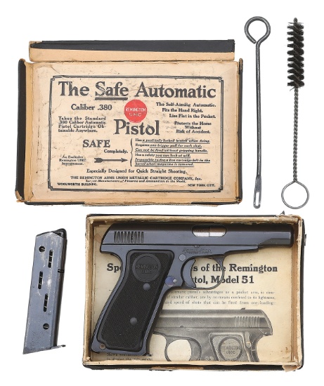 Remington Model 51 Semi-Auto Pistol with Box & Accessories