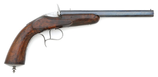 Handsome Unmarked Flobert Salon Pistol
