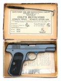 Colt Model 1903 Pocket Hammerless Semi-Auto Pistol