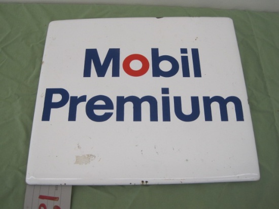 Porcelain Mobil Pump Plaque