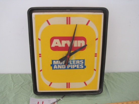 Arvin Lighted Muffler & Pipes Clock