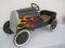 Pedal Car Black With Flames