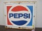 Stamped Tin Pepsi Sign