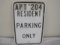 Stamped Steel Resident Parking