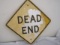 Aluminum Dead End Sign