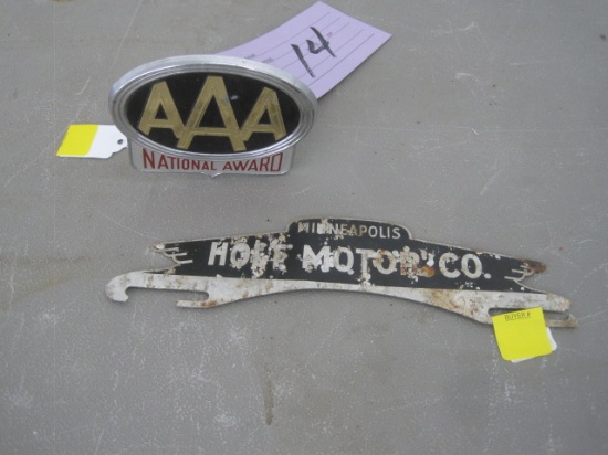 AAA National Award & License Topper