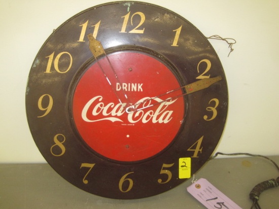 Tin Coca-Cola Clock