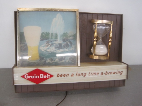 Grain Belt Hour Glass Sign