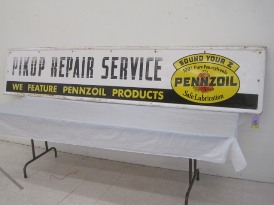 Large Pennzoil Service Sign
