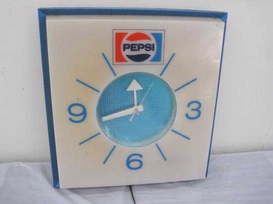 Lighted Pepsi Clock