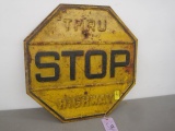 Stamped Steel Stop Sign