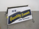 Tin Quality Treads Tire Display